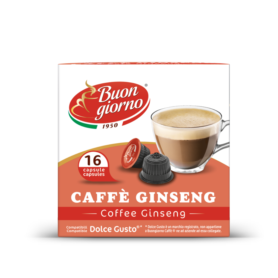 Dolce Gusto® Ginseng compatible capsules 16pcs.