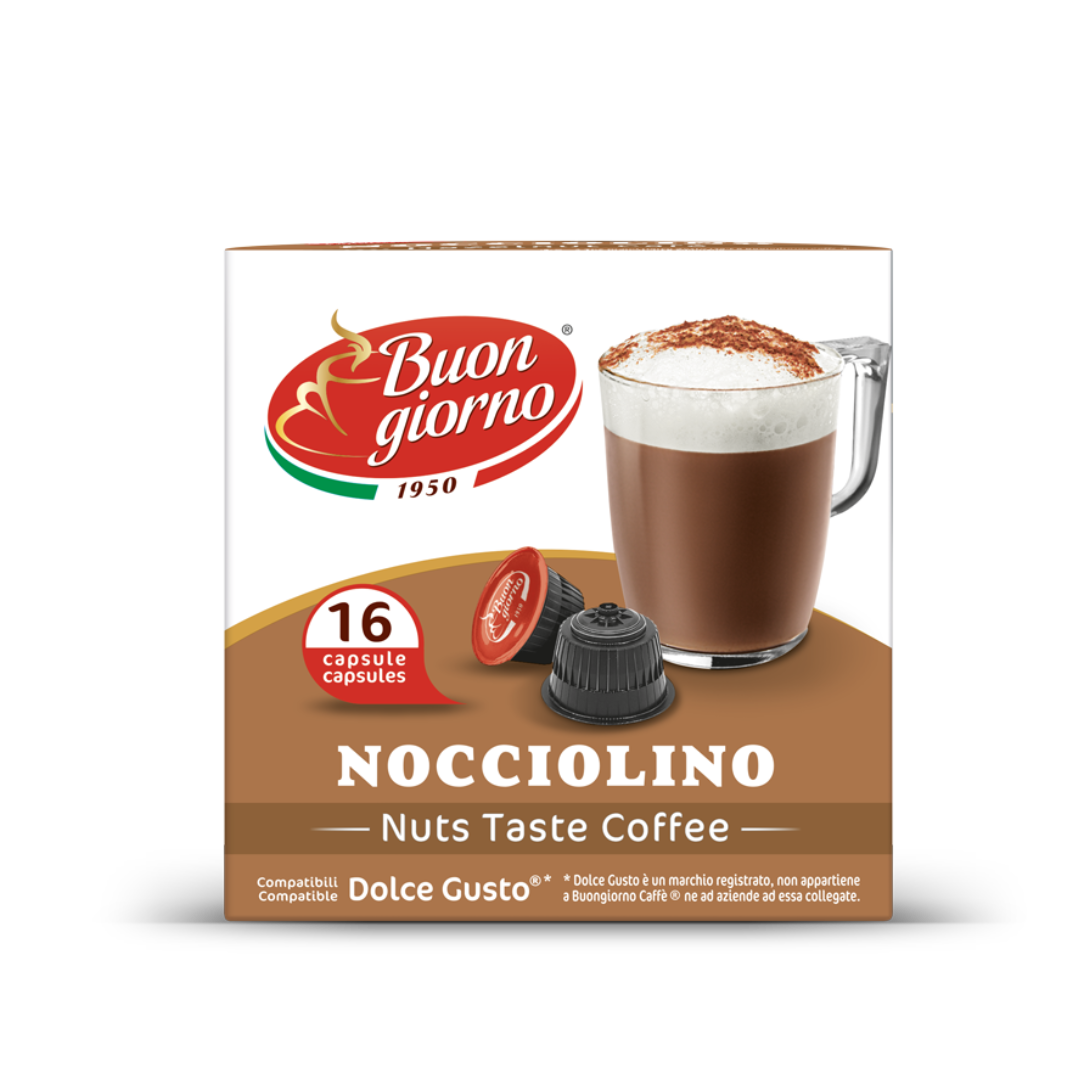 Dolce Gusto® Nocciolino compatible capsules 16pcs.