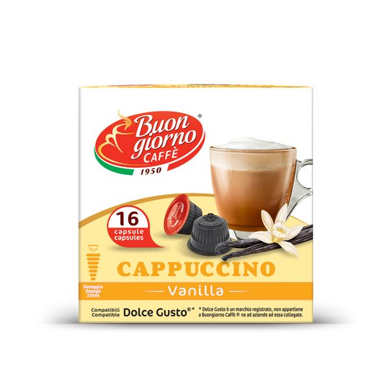 Capsule compatibili Dolce Gusto® Cappuccino alla Vaniglia 16pz.