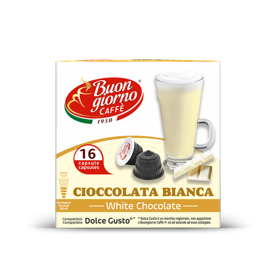 Capsule compatibili Dolce Gusto® Cioccolata Bianca 16pz.