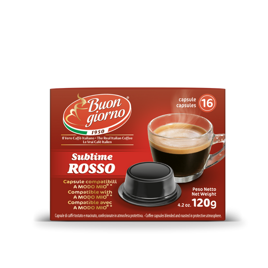 Capsule compatibili A Modo Mio® Sublime Rosso 16pz.