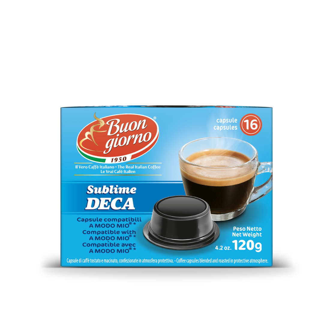 Capsule compatibili A Modo Mio® Sublime Deca 16pz.