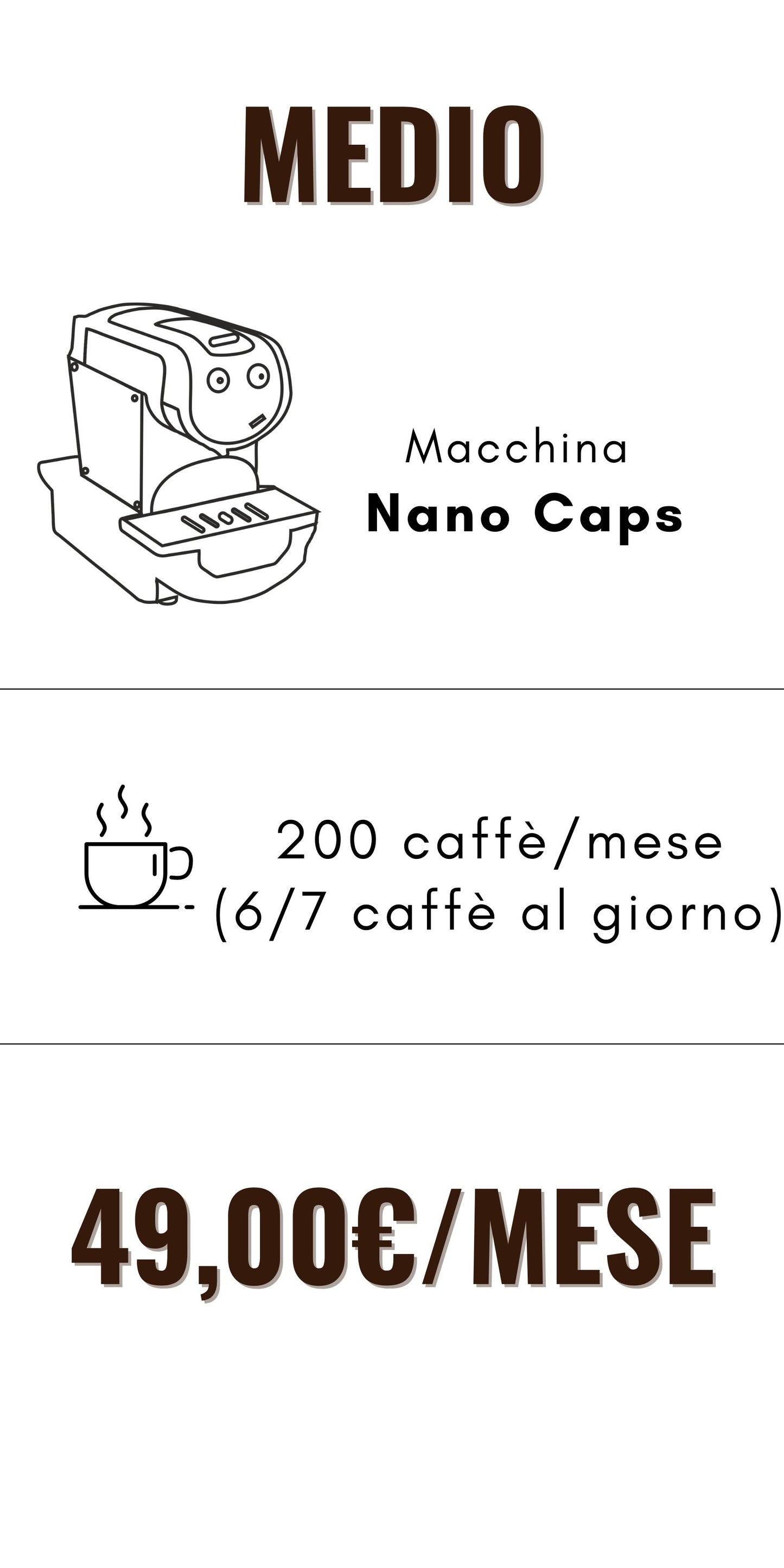MEDIO Nano Caps Privati