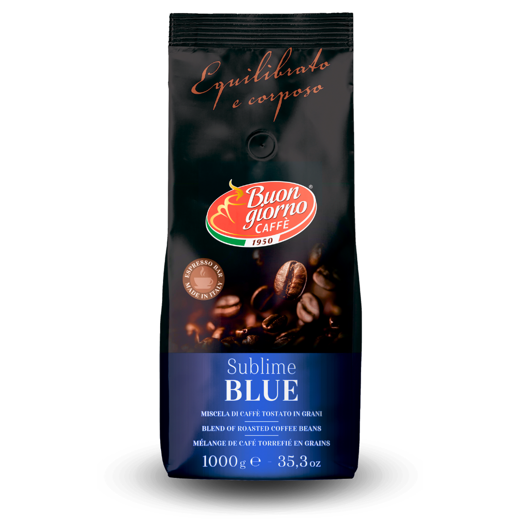 Caffe' in Grani Sublime Blu 1kg.