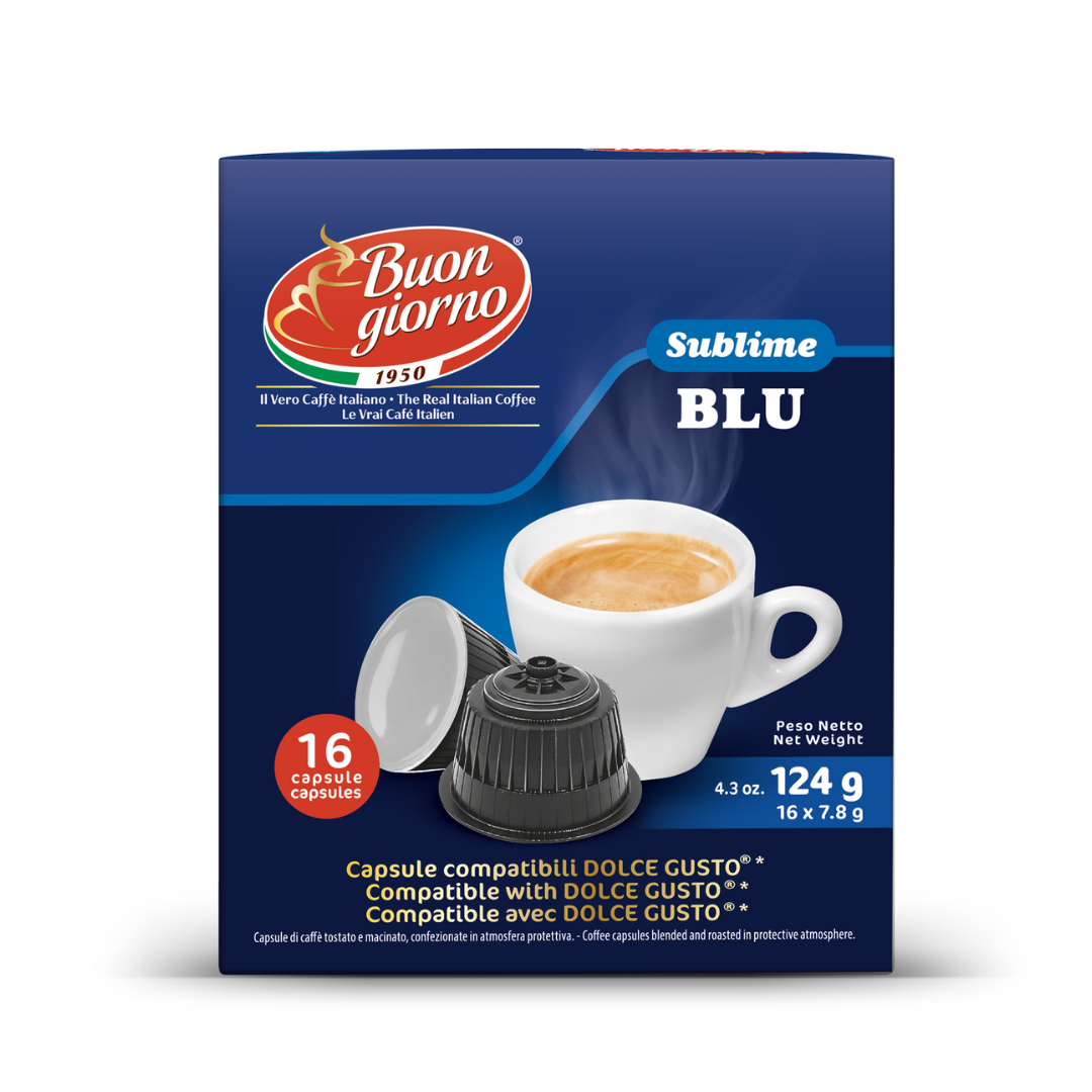 Capsule compatibili Dolce Gusto® Sublime Blu 16pz.