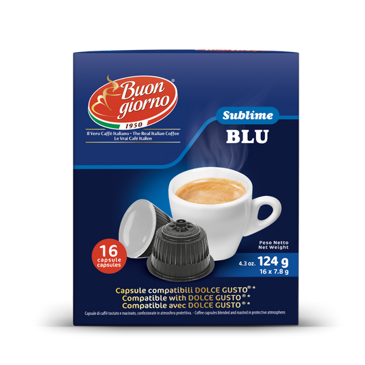 Capsule compatibili Dolce Gusto® Sublime Blu 16pz.