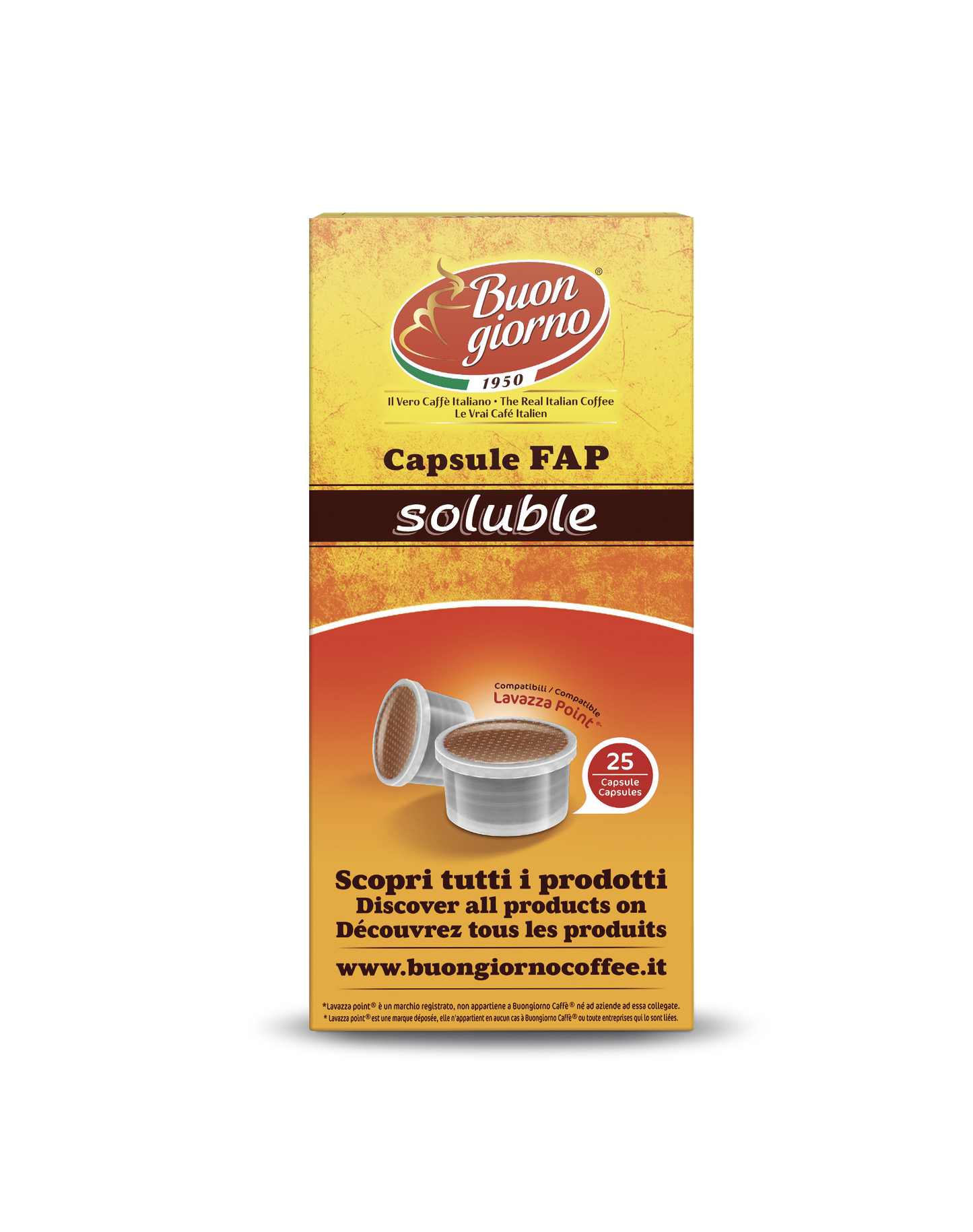 Lavazza Point® Caffè Ginseng compatible capsules 25pcs.