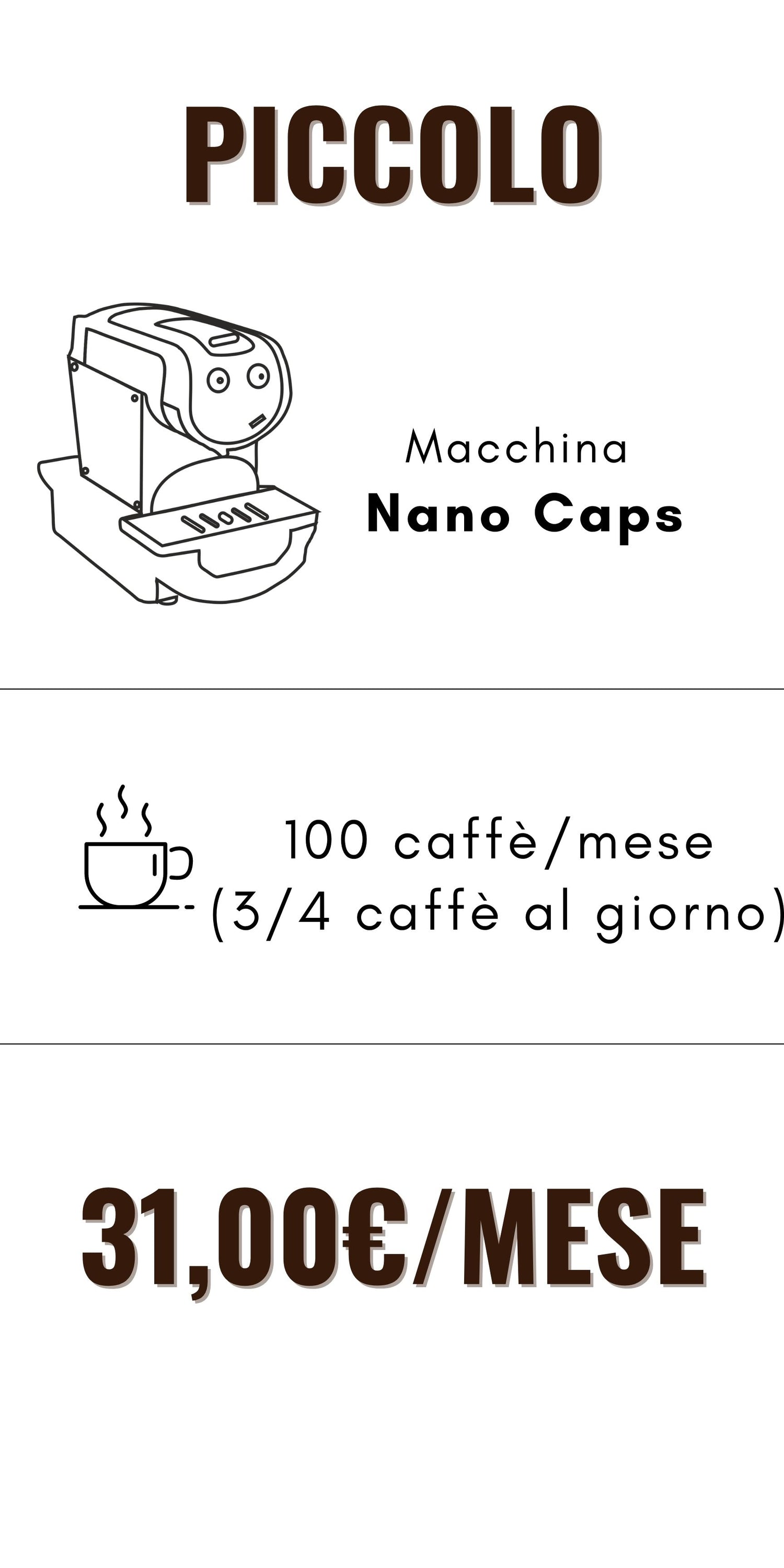MACHINE + PRIVATE LAVAZZA CAPSULES