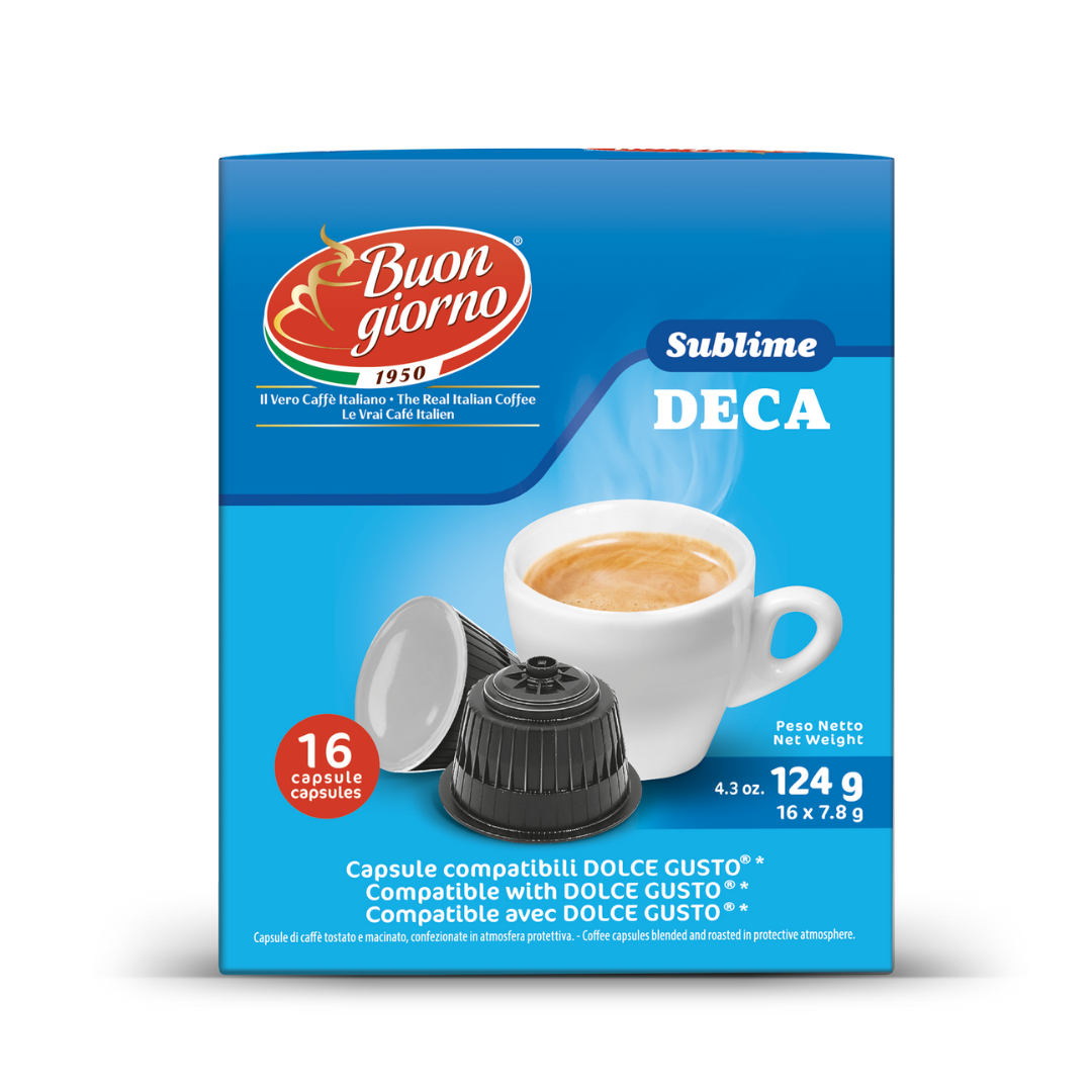 Dolce Gusto® Sublime Deca compatible capsules 16pcs.
