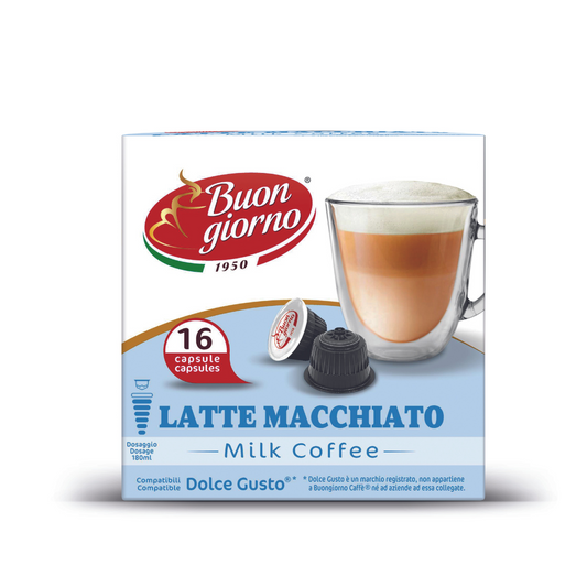 Dolce Gusto® Latte Macchiato compatible capsules 16pcs.
