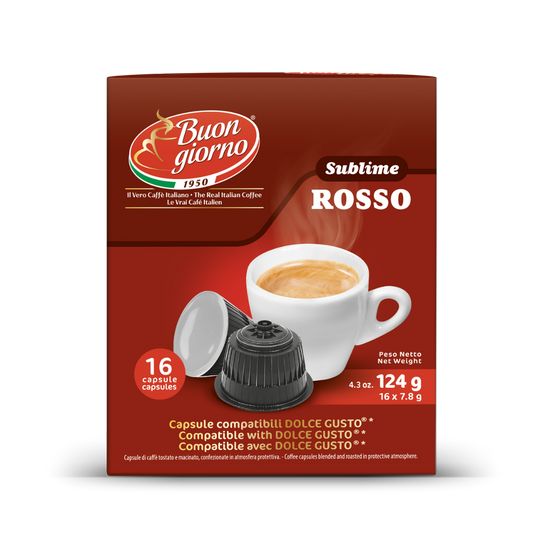 Dolce Gusto® Sublime Rosso compatible capsules 16pcs.